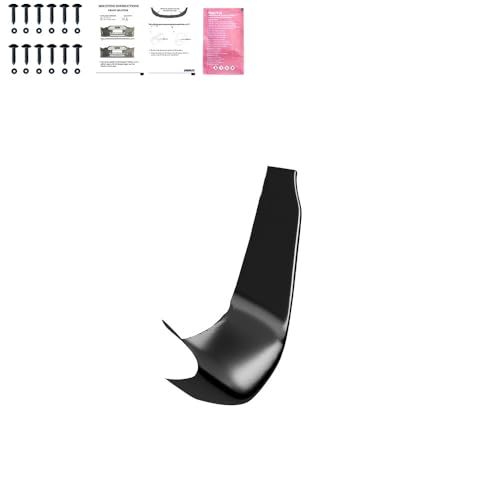 Frontflaps kompatibel mit BMW M4 F82 / M3 F80 2014-2021 Schwarz Glänzend