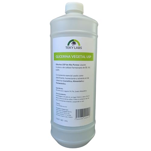 Opiniones y reviews de Productos vegetales favoritos de las personas. 43 Glicerina Vegetal Pura 99.7% USP 1 Litro Grado Alimenticio Cosmética Belleza | Hidratación Profunda