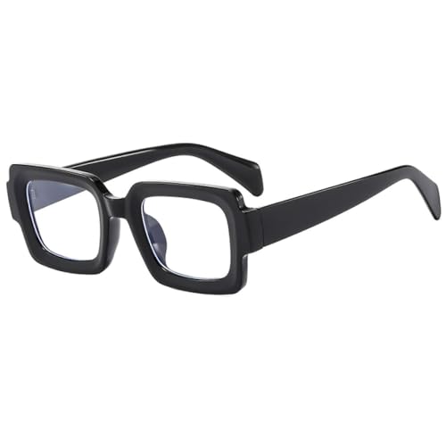 Lunettes de soleil carrées style punk noir clair monture pour homme femme