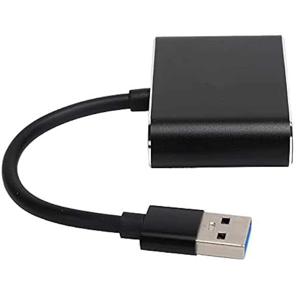 Interfejs Multimedialny USB 3.0 1080P na Wysokiej Rozdzielczości + Konwerter VGA Plug and Play Rozdzielczość 4K dla Systemu Operacyjnego Szybkość Transferu 5 Gb/s