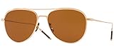 Oliver Peoples TK-3 Brushed Gold w/Brown 53-15-145mm 12765ST 53 531153