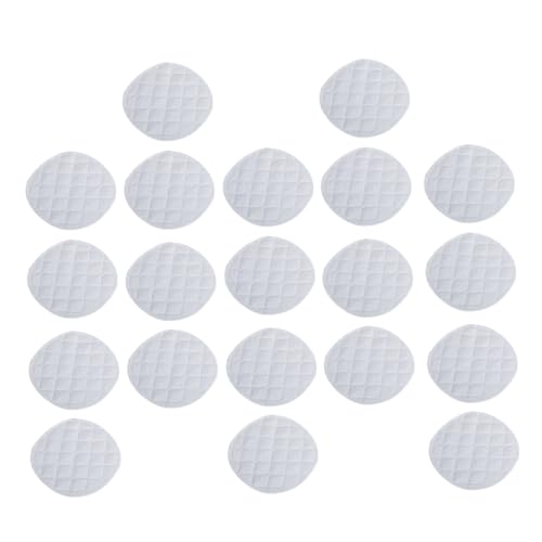 SHOWERORO Breast Feeding Cover 20pcs Nursing Pads White Cotton Mother Nursing Essentials Anti-Overflow Leakproof