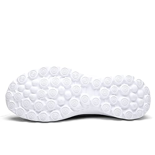 Eliogn Men's Women's Comfortable Breathable Walking Shoes Casual Knit Mesh Loafer Slip-on Sneakers Fashionable Lightweight Running Shoes for Unisex3