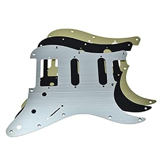 Dopro Plaque de protection en aluminium anodisé à 11 trous pour guitare Strat HSS – Pour Fender américaine/mexicaine… - Les Beatles, Paul McCartney, John Lennon, RIngo Starr, George Harrison Dopro Plaque de protection en aluminium anodisé à 11 trous pour guitare Strat HSS - Pour Fender américaine/mexicaine… – Image 7