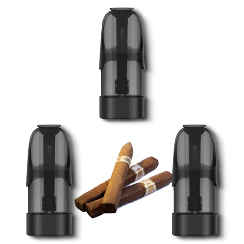 ECOCCO ドクターベイプ Model3専用 Dr.Vape Model3互?用 高級シガ一風味カートリッジ 3個セット|日本製純正互換リキッドPOD?