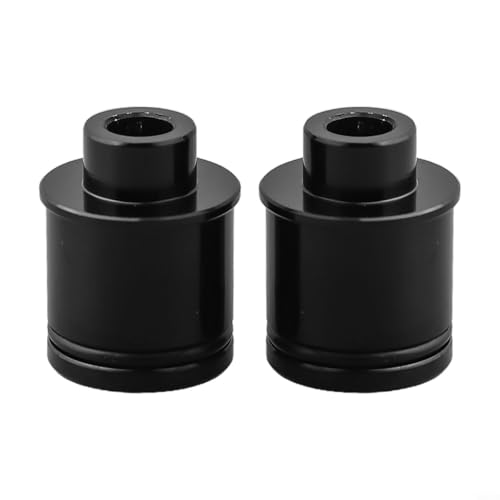 Honseadek Adaptador de buje de aluminio mecanizado CNC, para convertir trabajos de ejes pasantes, bicicletas, ejes pasantes, tuercas de rosca, tuercas, cubos de bicicleta, tapa de pincho de eje de