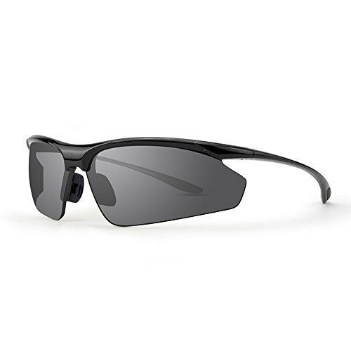Epoch 6 Golf Sport Sunglasses Black Frame with Smoke Lens