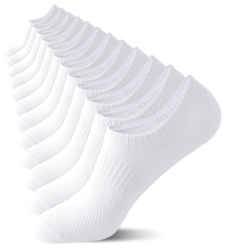 Irisbear Womens No Show Socks, Thin Cotton Non Slip Low Cut Socks 6 Pairs