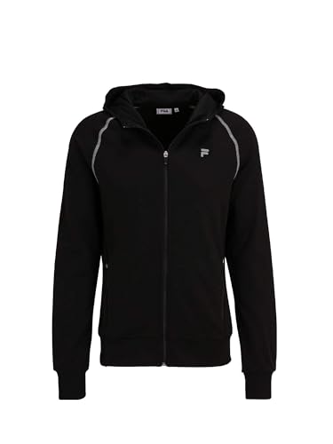 FILA Ubicación Slim Chaqueta Deportiva, Negro, M para Hombre