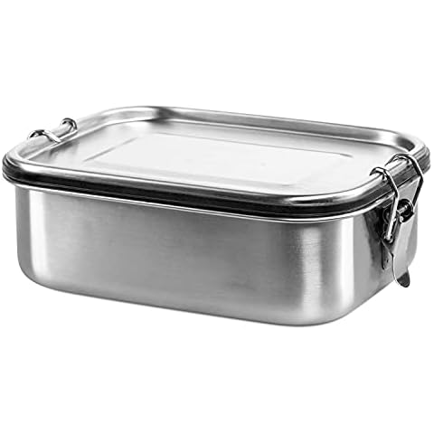 Fiambrera de acero inoxidable SILBERTHAL con separador y mini recipiente de 1200 ml Cover