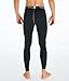 TELALEO 5 Pack Men's Compression Pants for Workout, Running,Basketball,Football-Sports Baselayer Leggings L