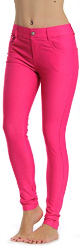 Image of Prolific Health Women's Jean Look Jeggings Tights Slimming Many Colors Spandex Leggings Pants Capri S-XXXL