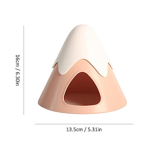 Esconderijo para Hamsters | Snowy Mountain Forma Hamster Esconder Resfriamento Bed Caves Cage | Ador