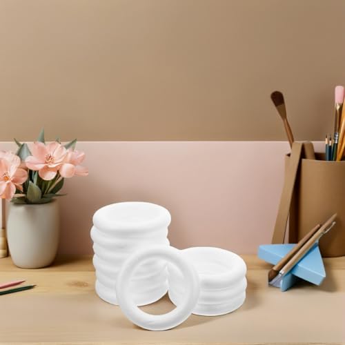 Cercles en mousse légers Didiseaon à peindre et sculpter pour décors DIY