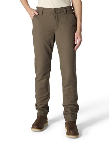 Pantalon droit en toile Carhartt femme robuste et confortable pour le travail