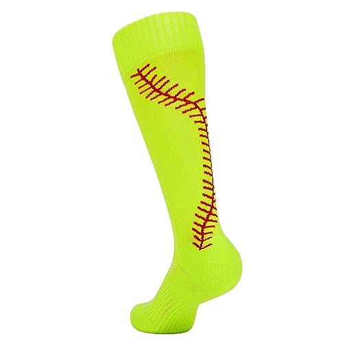 Image of Century Star Softball Baseball Socks for Women Girls Youth Multi-sport Athletic Socks