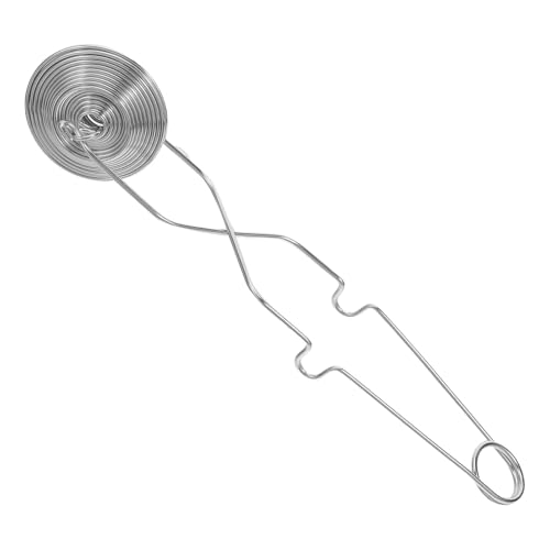HOOWIFFY Colador de Polvo de Acero Inoxidable 304 Ligero y Resistente al Óxido, Herramienta para Tamizar Cocina y Repostería, Color Plata, Cedazo de Malla Fina para Productos Horneados