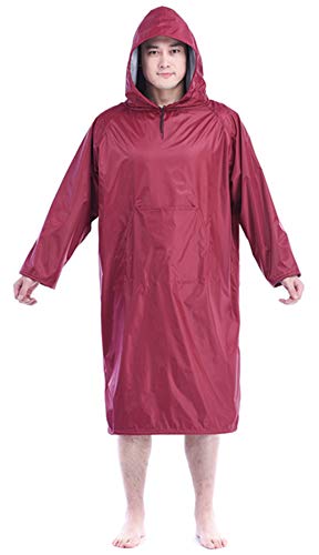 Veste de pluie homme à capuche pour rester au chaud sous la tempête
