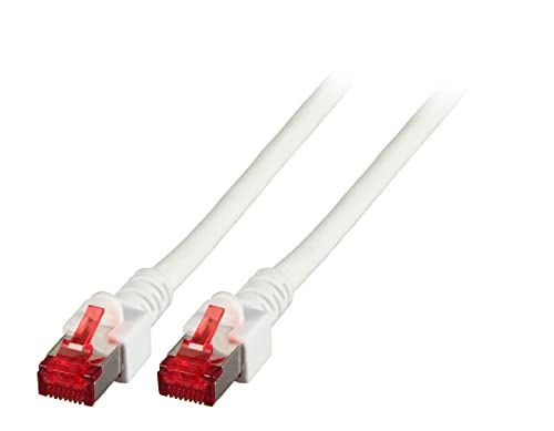 Cable Patch RJ45 S/FTP Cat.6 0.15 m Blanco miniatura 2