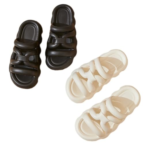 Cloud Slippers Pillow House Slippers for Women and Men|Non Slip Quick Drying Shower Slides Bathroom Sandals|Thick Sole|Indoor Or Outdoor4