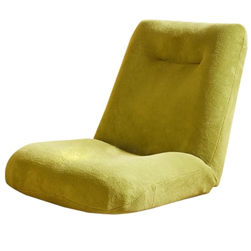 Chaise de sol avec support dorsal ajustable en acier salon et chambre