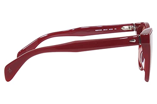 Rag & Bone Ladies Red Round Sunglasses RNB 1013/S 0C9A U1 613