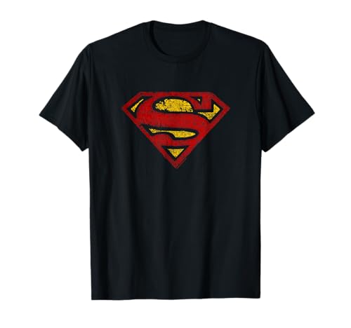 Superman Crackle S Shield Camiseta