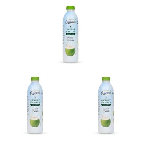 Image of Cocopower Coconut Water | Instant Rehydration | No Added Sugars | No Added Flavours | Refreshing Recharge! | 1000ml (Pack of 3)
