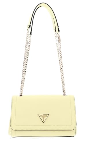 Sac bandoulière GUESS Noelle jaune clair convertible, fini les sacs lourds et encombrants