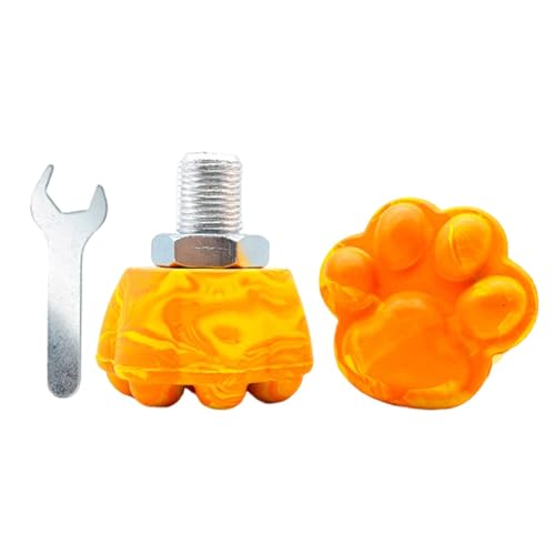 Tope de dedo para patines quad, tope de skate | 2 tapones de goma para patines quads, topes de dedo, tope de bloqueo de freno ajustable, accesorios para patinaje de dos filas