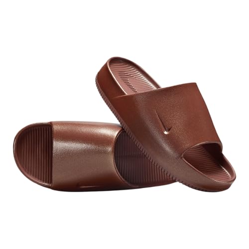 Nike Calm Women's Slides (HF2719-200, Red Sepia/Red Sepia)