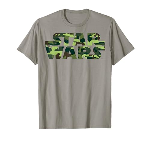 T-shirt Star Wars Camo Logo en coton pour fan de science-fiction