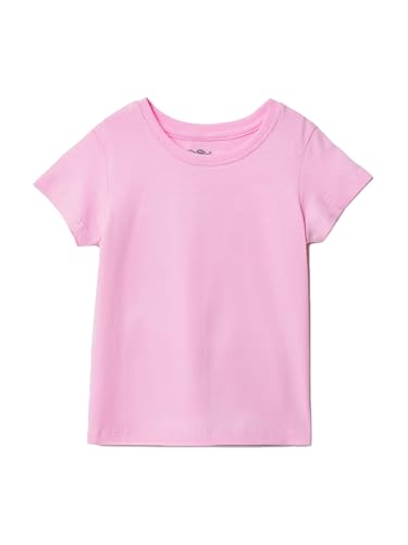 Image of The Souled Store Solid: Cotton Round Neck Half Sleeves Regular Fit Lightweight Comfortable Summer Tee for Kids 2-8 Years Girls T-Shirt