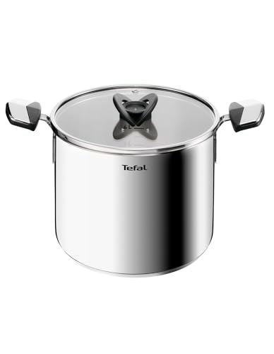 Tefal E3286145 Space Emotion Casserole à Pâtes Inox 22 cm + Couvercle Induction