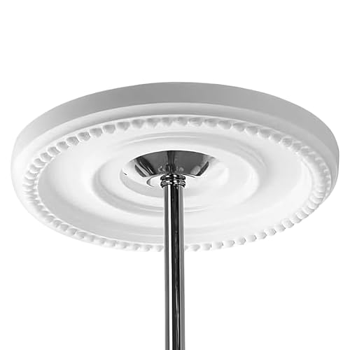 Medaglione da soffitto, decorazione per ventilatore da soffitto, base in poliuretano, decorazione in stile europeo, illuminazione per tettoia, modanatura, parete in legno, casa, camera da letto