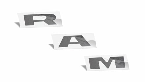 RAM Grille Emblem Overlay Decal Stickers 2025-2026 Ram 1500