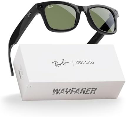 Ray-Ban Meta Óculos de Sol Smart Wayfarer RW4006 - Shiny Black/G-...
