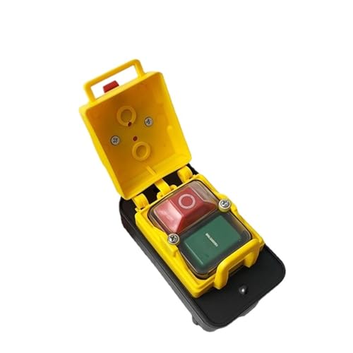 Interruptor electromagnético de arranque 15A 400V con botón de reinicio y cubierta YCZ5-A 3