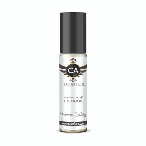 CA Perfume Impression of The Moon Unisex Fragrance Oil Amber Floral Scent Long Lasting Perfumes for Women &amp; Men Travel Size TSA Ready Mini Parfum Body Oil Roll-on 0.33 Fl Oz 10ml