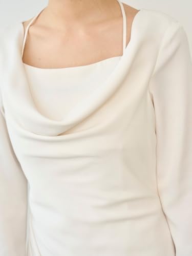 Amazon.co.jp: [スナイデル] ドレープバックサテンロングワンピ