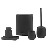 ✔️【Harz 5-teiliges Badezimmer-Set】Hochwertiges Harz material, haltbarer als andere materialien, kein Geruch und Rissbildung, nicht zerbrechlich, leicht, umweltfreundlich und leicht zu reinigen.