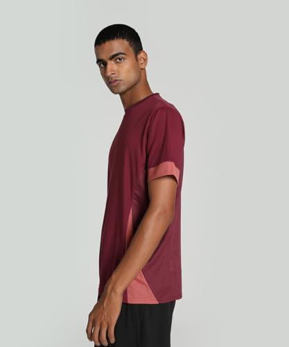 Image of Puma Men Polyester Solid Regular Fit T-Shirt