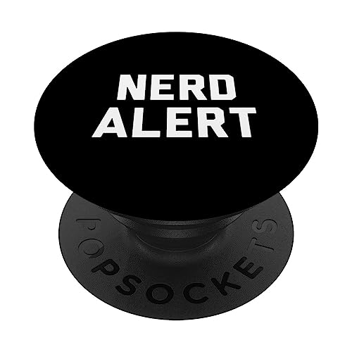 Nerd Alert PopSockets Swappable PopGrip, Black