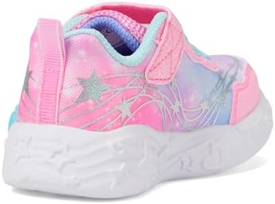 Skechers Kids Girls Unicorn Dreams Sneaker, Pink/Turquoise, 10 Toddler | Image 4