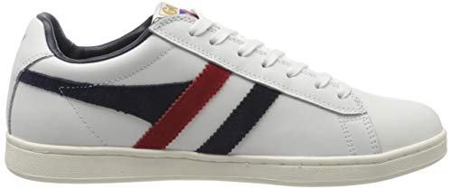 Gola Equipe, Sneaker Uomo, Bianco (White/Navy/Red
