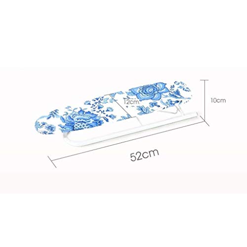Planches à repasser gain de place avec housse tissu multicolore 52x12 cm