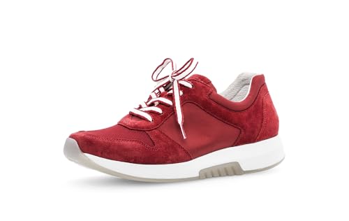Gabor Zapatillas bajas para mujer, Rojo 58, 37 EU