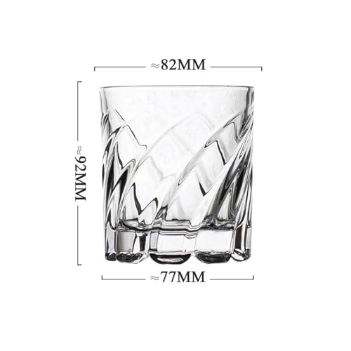 Vasos de whisky Old Fashioned de 10 oz sin plomo para hogar 3