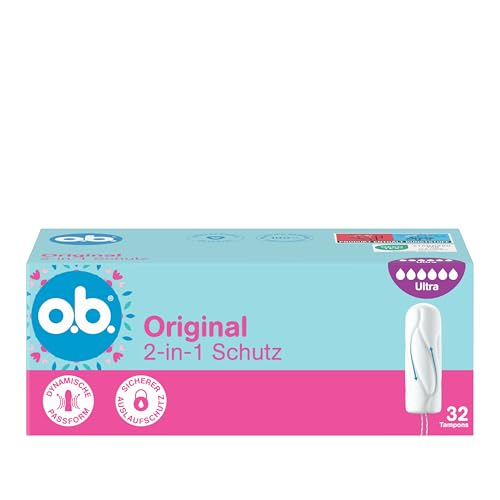 o.b. Original Ultra 2-in-1-Schutz Tampons, 1 x 32 Stk