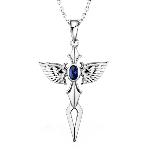 Collier de Gardien pendentif épée d'ange pour affirmer son style streetwear